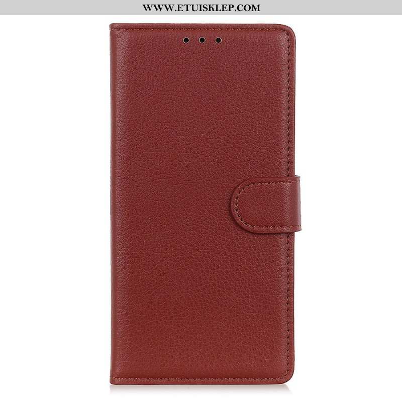 Etui Folio do Moto G200 5G Tradycyjnie Liczi